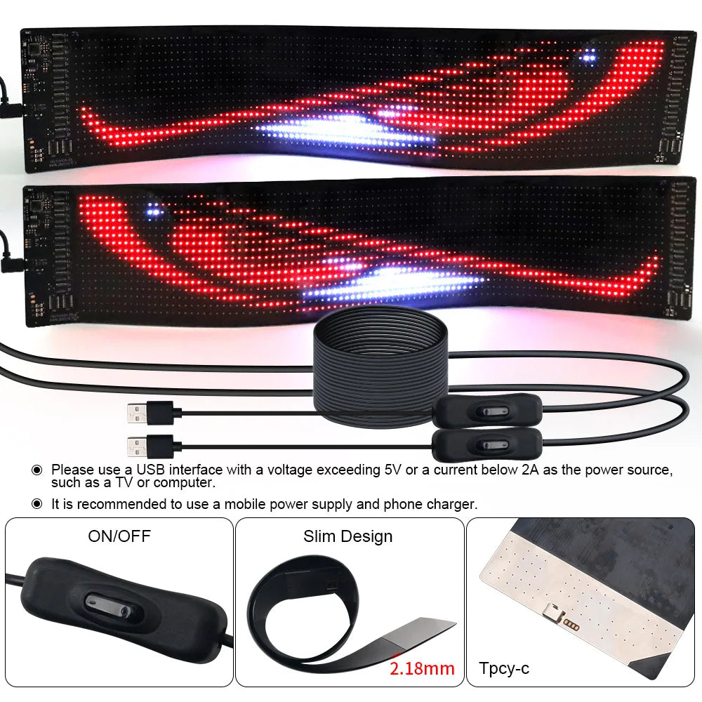 Shadow Eyes – RGB Car Window LED 2pc
