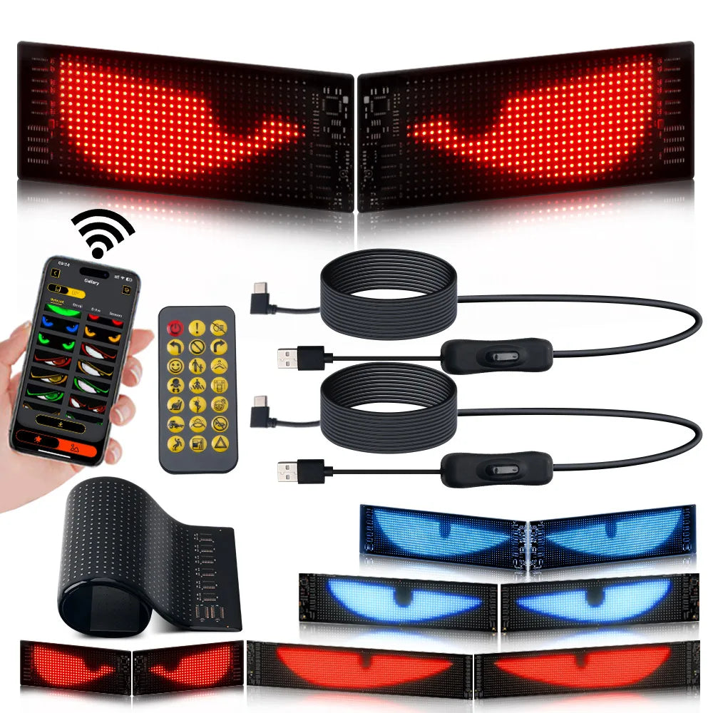 Shadow Eyes – RGB Car Window LED 2pc