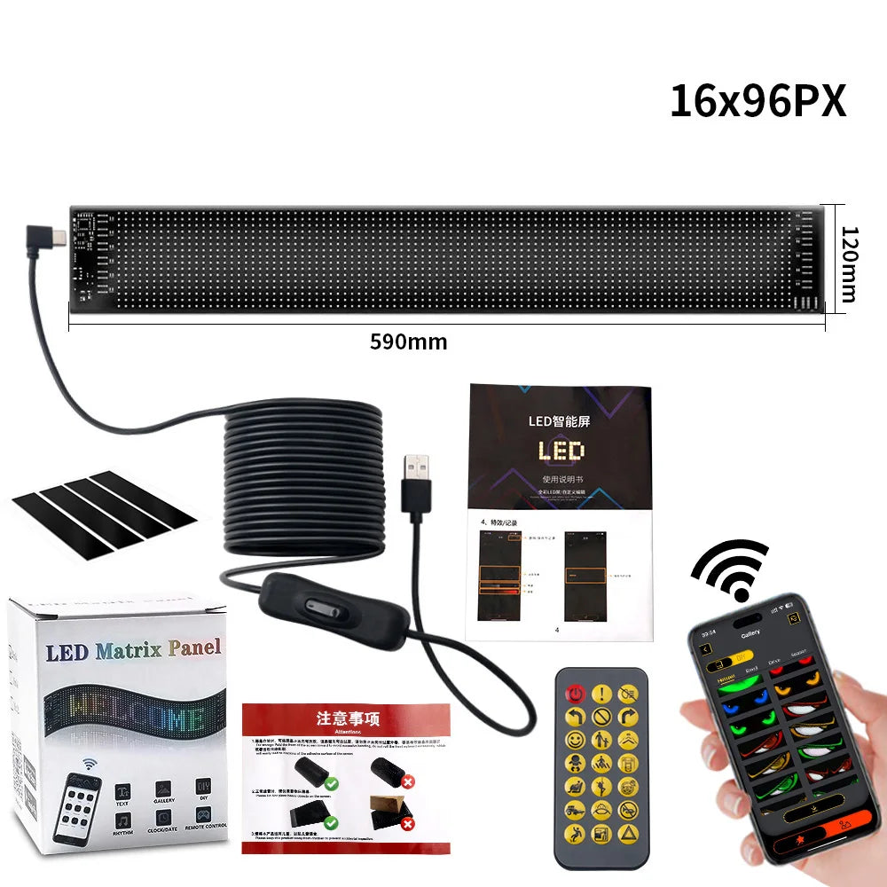 Shadow Eyes – RGB Car Window LED 2pc