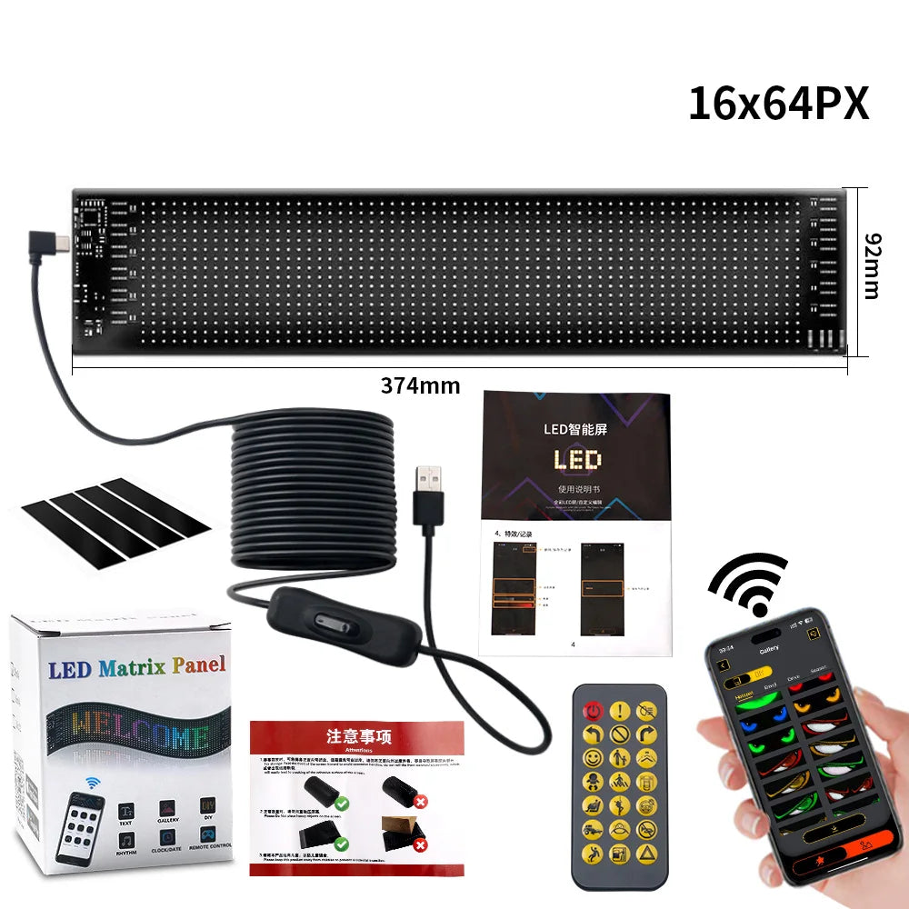 Shadow Eyes – RGB Car Window LED 2pc