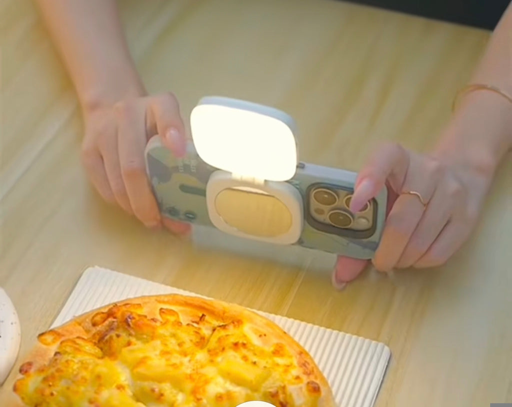 Magnetic Phone Selfie Light with Makeup Mirror